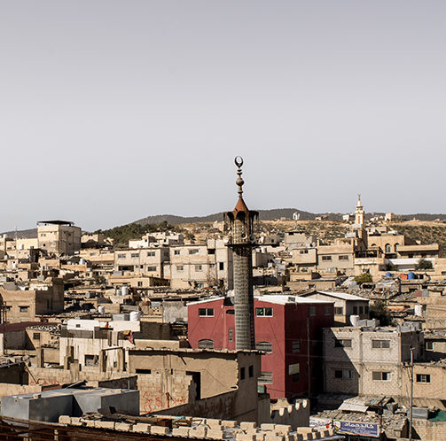 Jerash Camp view mosque